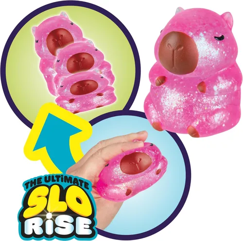 Vista 7 de ORB Curiosities Sparklee Capybara Squishy Toy Mega Paquete de 3 – Lindos, Brillantes y Suaves Squishies de Capibara para Apretar y Aplastar