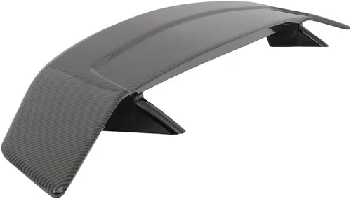 Vista 8 de SCITOO Alerón de alerón de ventana trasera ABS para alerón universal de 52 pulgadas con aspecto de carbono brillante