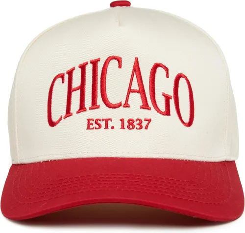 Vista 159 de Funky Junque Gorra de béisbol de 2 tonos para camionero adulto Misbehavin' - Leopardo/Beige