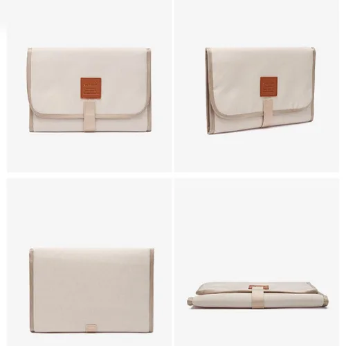 Vista 7 de Cambiador portátil plegable para pañales de bebé, cambiador de pañales impermeable Cambiador de pañales de viaje Hoja de cambio de pañales
