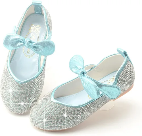 Vista 5 de Cadidi Dinos - Zapatos de vestir para niña, brillantes, princesa para fiesta