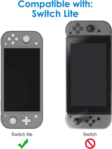 Vista 2 de JETech Screen Protector for Nintendo Switch Lite 2019, Tempered Glass Film, HD Clear, 3-Pack