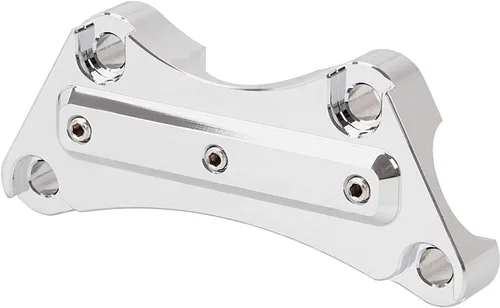 Vista 8 de Abrazadera de manillar de motocicleta negra Abrazadera superior de manillar de 1 pulgada para modelos Harley Touring 1997-2023