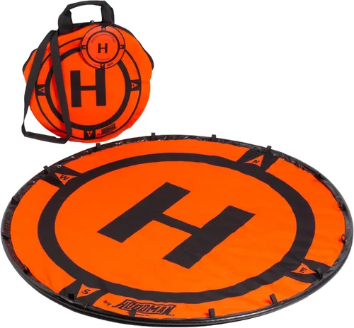 Vista 8 de Hoodman Almohadilla de Aterrizaje Plegable Triple con Peso para Drones UAV LP21 se adapta a Mini 4 Pro, mini 3 Pro, mavic y Spark. Duradero,