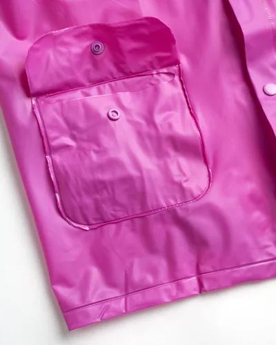 Vista 4 de Chubasquero para niñas Chaqueta impermeable con capucha para bebés, niños pequeños y niñas (12M-6)