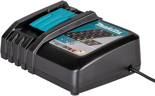 Vista 2 de Makita DC18RC Cargador 7.2-18V salida, 120V entrada, nuevo Cargador rápido óptimo, iones de litio de 18 V, refrigeración de ventilador
