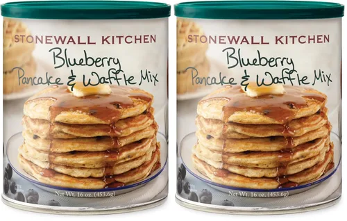 Vista 9 de Stonewall Kitchen Mezcla de panqueques y waffles de arándanos, 16 onzas