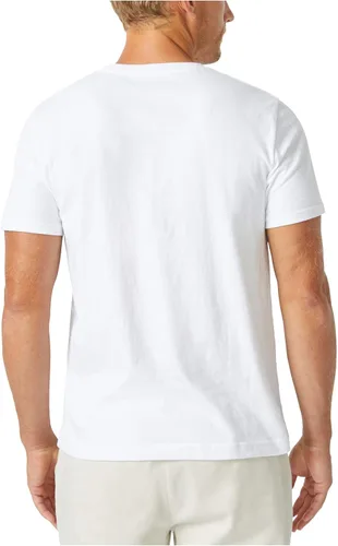 Vista 3 de Nautica Camiseta estampada con logotipo y bandera de señal para hombre