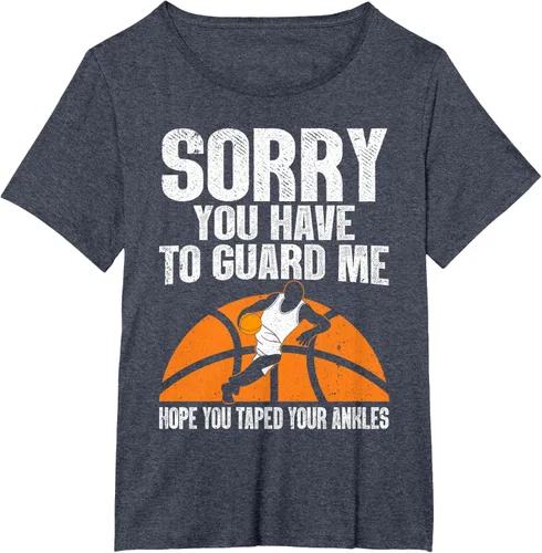 Vista 59 de Camiseta divertida de baloncesto para hombres y mujeres, Negro