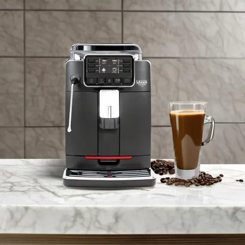 Vista 5 de Gaggia Cadorna Barista Plus - Máquina de café espresso superautomática, color negro, tamaño mediano