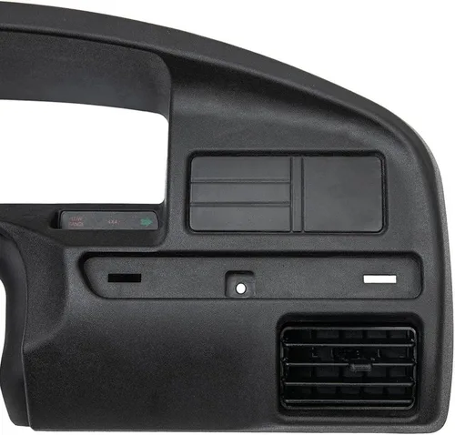 Vista 5 de PIT66 Cubierta de bisel para panel de salpicadero, compatible con Ford F150 F250 F350 1992-1997 cubierta de tablero