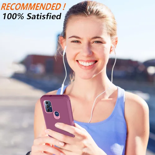 Vista 6 de Funda para Moto G Play 2023, Moto G Power 2022, funda Moto G Pure para teléfono: [a prueba de golpes] [a prueba de polvo] [antideslizante]