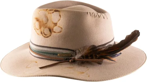 Vista 8 de Stetson Cheyenne - Sombrero de fieltro de lana de ala ancha