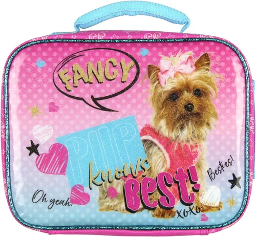 Vista 2 de Bioworld Jojo Siwa You Glow Girl Soft Kit Lonchera térmica de 10 pulgadas