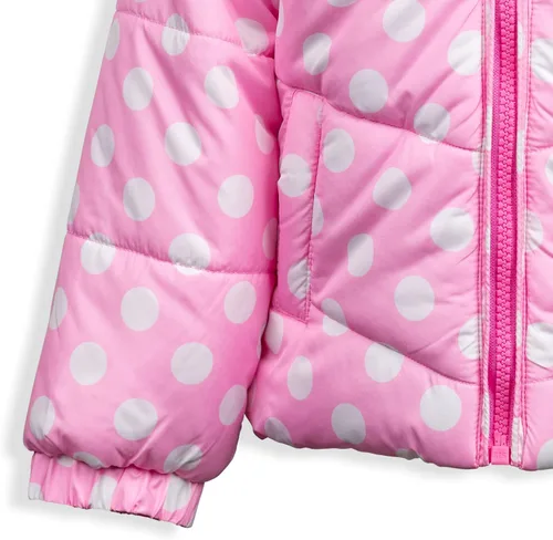 Vista 7 de Disney Minnie Mouse - Abrigo de invierno para niñas, chaqueta acolchada para niños pequeños