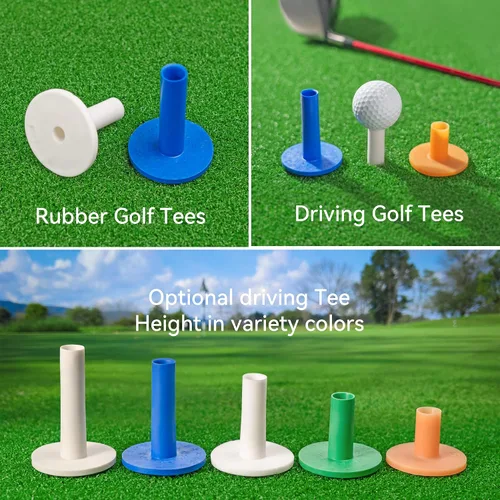 Vista 4 de Camisetas de goma de golf, entrenamiento de práctica, rango de astillado de putting de manejo, excelente efecto utilizado con tapetes de golf