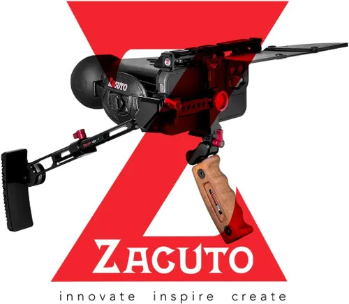 Vista 7 de Zacuto Stock de hombro Estabilizador ajustable, estabilizador de teléfono con agarre ligero y versátil Accesorio para teléfono inteligente