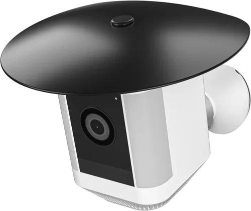 Vista 3 de Cubierta de sombra de lluvia solar compatible solo con cámara Spotlight Plus (paquete de 1, negro)