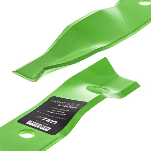 Vista 5 de 8TEN LawnRazor - Juego de cuchillas de cortacésped para Ariens Gravely Exmark Lazer Z Zoom 1744 44 pulgadas 1-653102 103-2519 00272900 (triturado)
