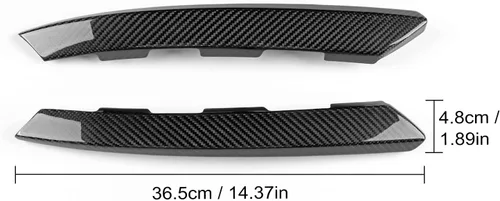 Vista 3 de AIRSPEED Para Subaru WRX 2022-2023 Cubierta de tira de rejilla delantera para rejilla exterior del automóvil, moldura de fibra de carbono dura