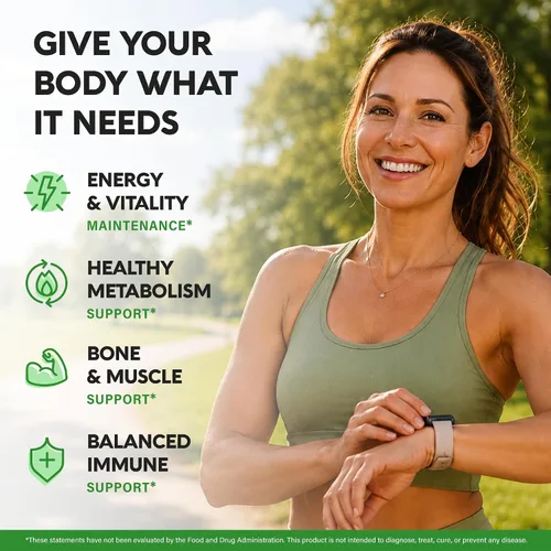 Vista 3 de Multivitamínico bariátrico - Suplementos de hierro de 45 mg - Fabricado en EE. UU. - para mujeres y hombres - Todo en uno, 21 vitaminas esenciales