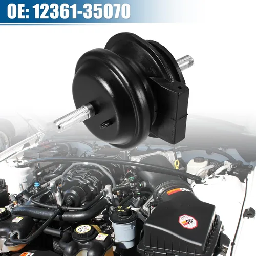 Vista 3 de X AUTOHAUX Soporte de motor delantero izquierdo o derecho 12361-35070 para Toyota Supra 3.0L 1989-1993 Soporte de montaje del puntal de par motor