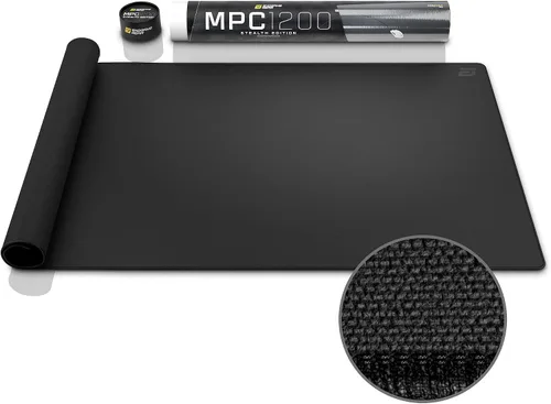 Vista 7 de ENDGAME GEAR MPC 1200 Cordura - Alfombrilla de mouse para juegos, antideslizante, tamaño 47.24 x 23.62 pulgadas, edición Stealth, color negro