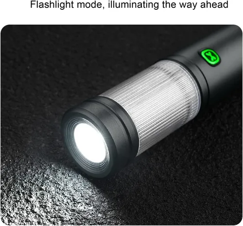Vista 7 de Luqeeg Linterna de campamento, 3 en 1, imán para exteriores, linterna LED con pantalla desmontable, 5 modos, gancho para colgar, IP65, a prueba