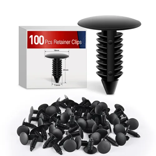 Vista 18 de Nilight Kit de tornillos para matrícula, tornillos de acero inoxidable con tuercas de nailon para sujetar placas delanteras y traseras
