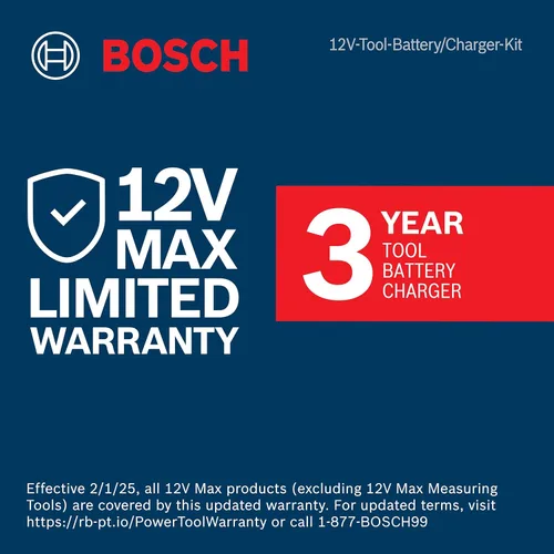 Vista 4 de BOSCH Kit combinado inalámbrico de 2 herramientas de iones de litio de 12 voltios máximo CLPK241-120, azul