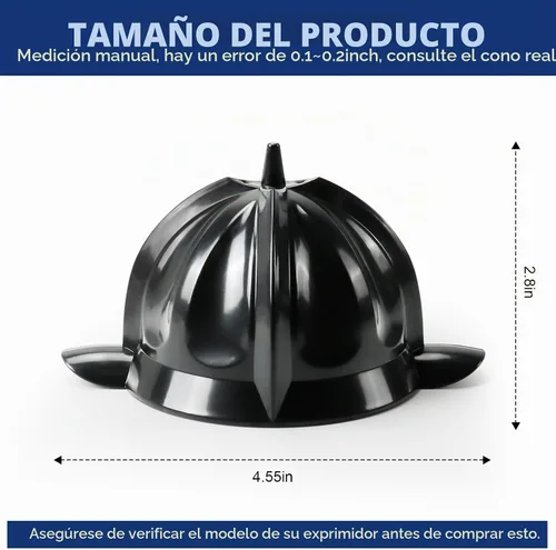 Vista 4 de Piezas de repuesto para exprimidor de cítricos Eurolux, piezas de exprimidor de jugo de limón de naranja, exprimidor de cono