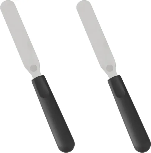Vista 10 de Wilton Espátula de glaseado recta, herramienta de decoración de pasteles de acero inoxidable con mango ergonómico