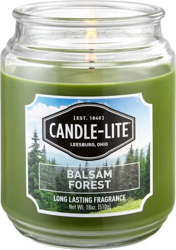 Vista 18 de Candle-lite Velas perfumadas de otoño, pera Anjou y manzana con ámbar dorado, frasco de 18 onzas con mecha única, orgullosamente fundido en EE. UU.