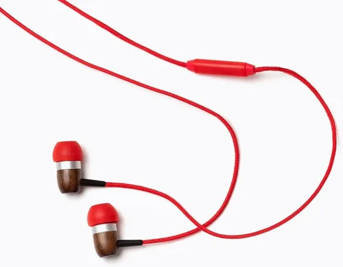 Vista 4 de Symphonized Auriculares de madera premium con cable (conector de 0.138 in) Sonido de graves profundos, sonido 3D, control de volumen de micrófono
