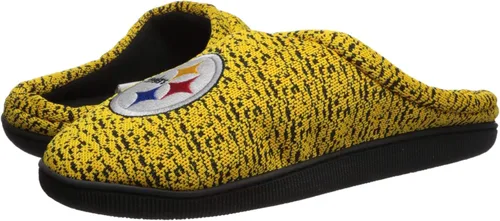 Vista 120 de FOCO NFL - Pantuflas para hombre con suela Cupsole tejidas en poliéster
