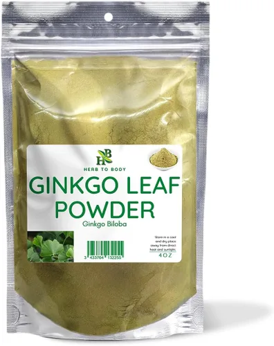 Vista 8 de Herb To Body Hoja de ginkgo cortada y tamizada: 4 onzas, hojas de té de ginkgo biloba silvestre, hojas de ginko biloba para infusiones y extractos