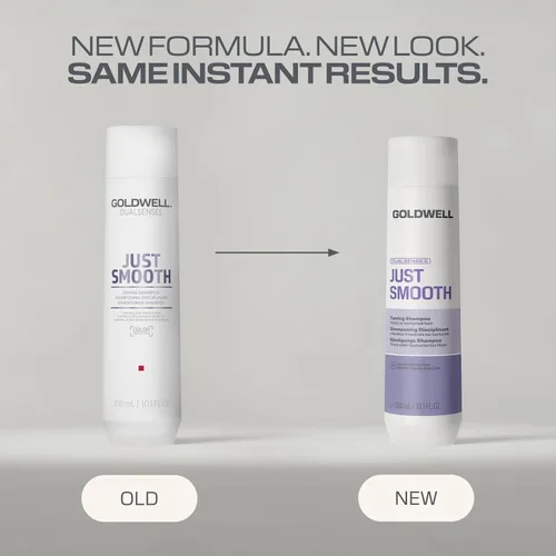 Vista 3 de Goldwell Dualsenses Just Smooth - Champú domesticante (10.1 fl oz)