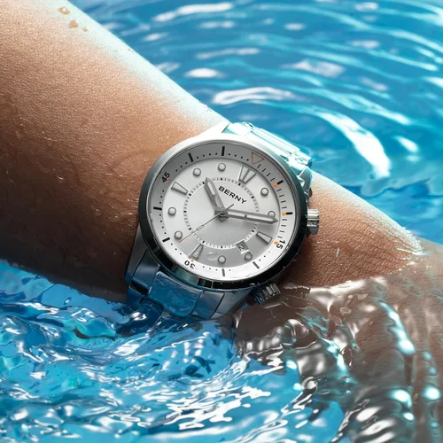 Vista 8 de BERNY Dive Watch for Men 20ATM Waterproof