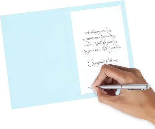 Vista 5 de Tarjeta de boda Hallmark Signature (novia y novio)