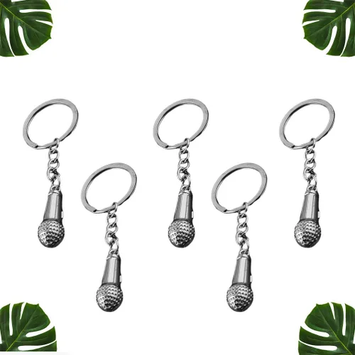 Vista 3 de EXCEART Llavero de aleación modelo de 5 piezas, llavero con forma de pistola de agua, regalo para niños, mujeres, hombres, pistola de agua