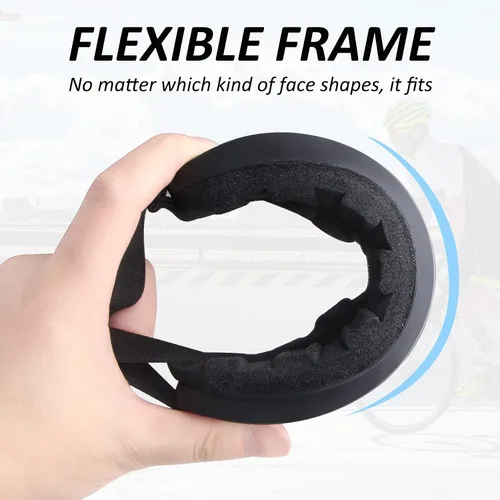 Vista 2 de Gafas de motocicleta para niños, 2 paquetes de gafas para cuatrimoto, motocross, esquí, gafas de carreras todoterreno para niños, gafas anti-UV, a