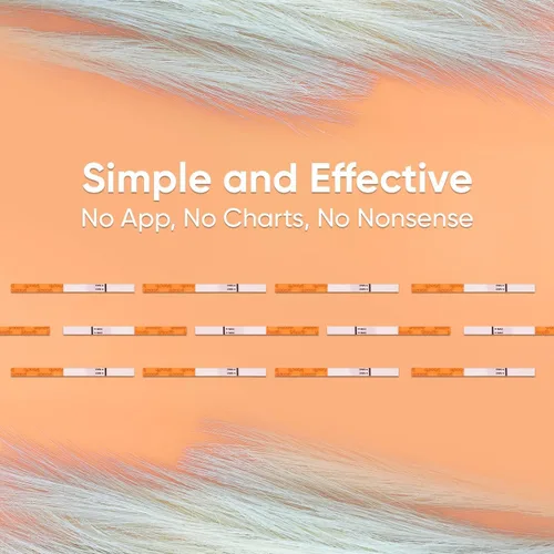 Vista 6 de Tiras de prueba de embarazo Wondfo de 5 mm - Detección de HCG 25 MIU/ml, prueba casera de resultado confiable - 10