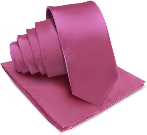 Vista 45 de Juego de corbata de satén sólido y pañuelo de bolsillo para hombre, conjunto de corbata a juego para hombre Ámbar