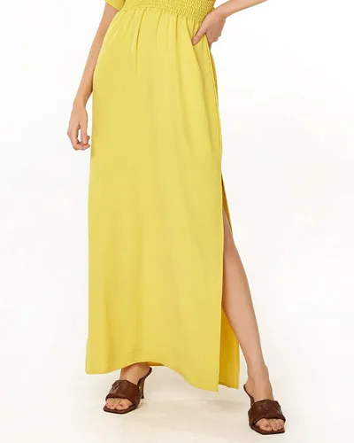 Vista 3 de noflik Vestido estilo babydoll estilo peplum para mujer, estilo casual, bohemio, fruncido, acampanado, para invitadas de boda, fiesta, negocios
