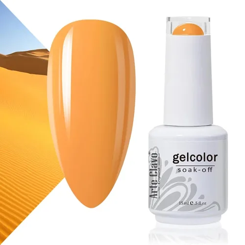 Vista 36 de Arte Clavo Pearlescent Nude Gel Nail Polish 15ml - HEMA Free Soak off UV LED Nail Gel for Manicure, DIY Nail Art, Home Salon Use 11029