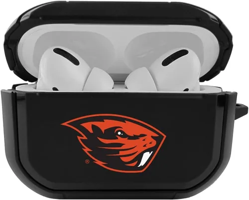 Vista 22 de Funda negra duradera para Apple AirPods Pro (1ª/2ª generación) con mosquetón - Alabama Crimson Tide