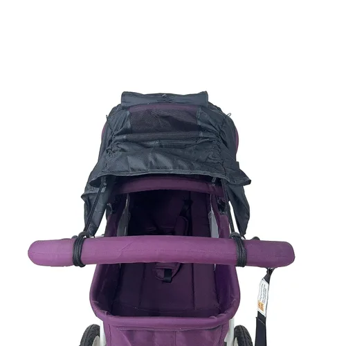 Vista 6 de Parasol universal para cochecito de bebé, cubierta opaca (0.0-19.7 ft) con visera de ventana de malla visible cubierta de toldo para detener