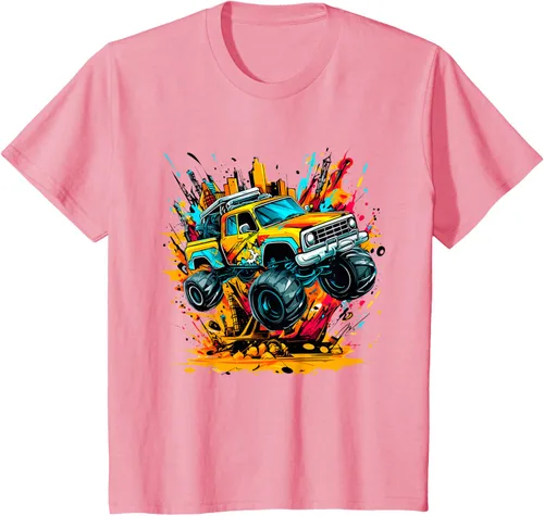Vista 63 de Monster Trucks Are My Jam - Camiseta Monster Truck, Negro