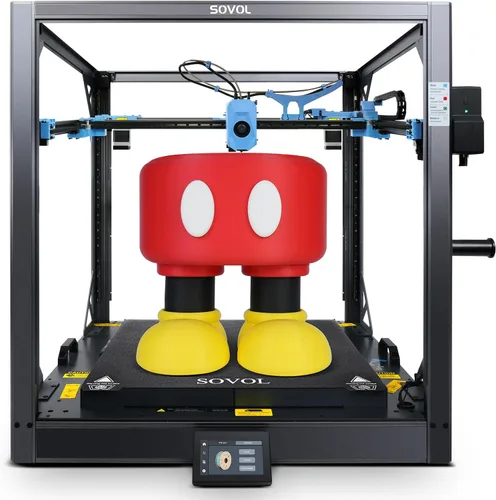 Vista 10 de Sovol SV08 Core-XY 3D Impresora Voron 2.4 de Código Abierto, Impresoras 3D de Alta Velocidad 700mm/s con Hotend Libre de Obstrucciones a 300℃ &
