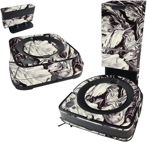 Vista 21 de MightySkins Skin compatible con iRobot Roomba s9+ Vacuum & Braava Jet m6 Bundle – Storm Cloud, funda de vinilo duradera y única Fácil de aplicar
